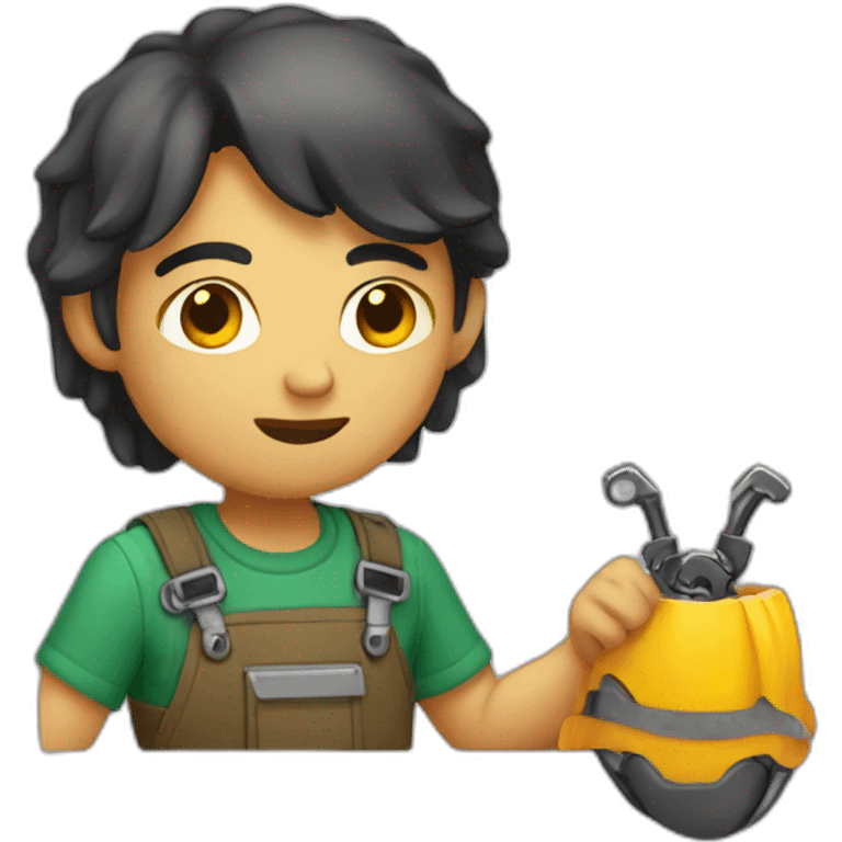 developer fixing bug emoji