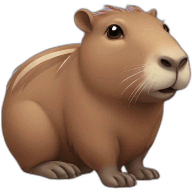 purple capybara emoji