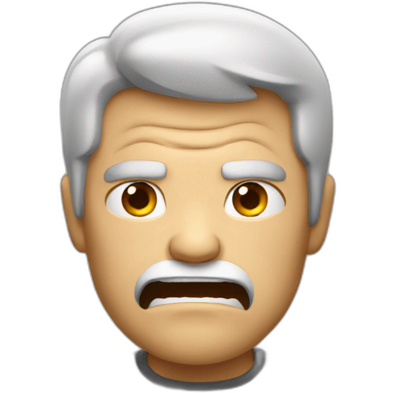 Angry man emoji