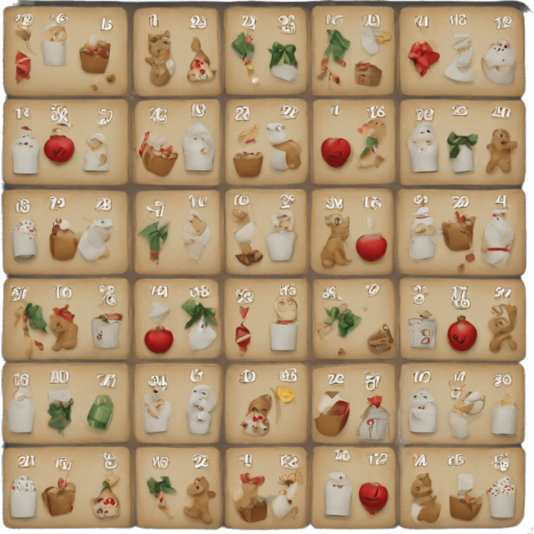 Advent calendar  emoji