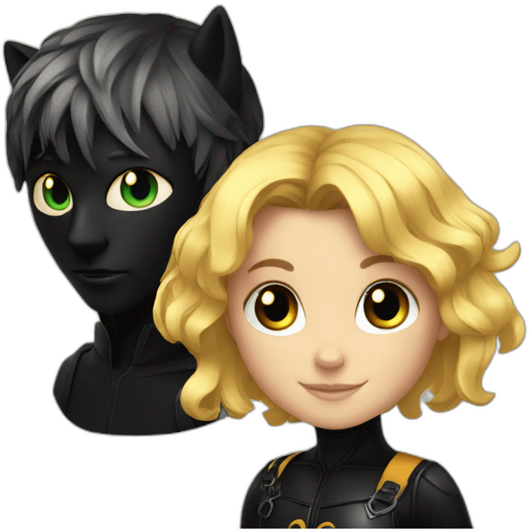 Ladybug and Chat Noir emoji