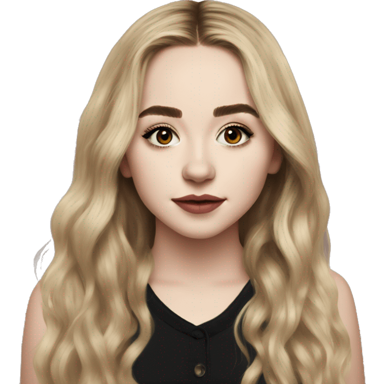 Sabrina Carpenter portrait  emoji