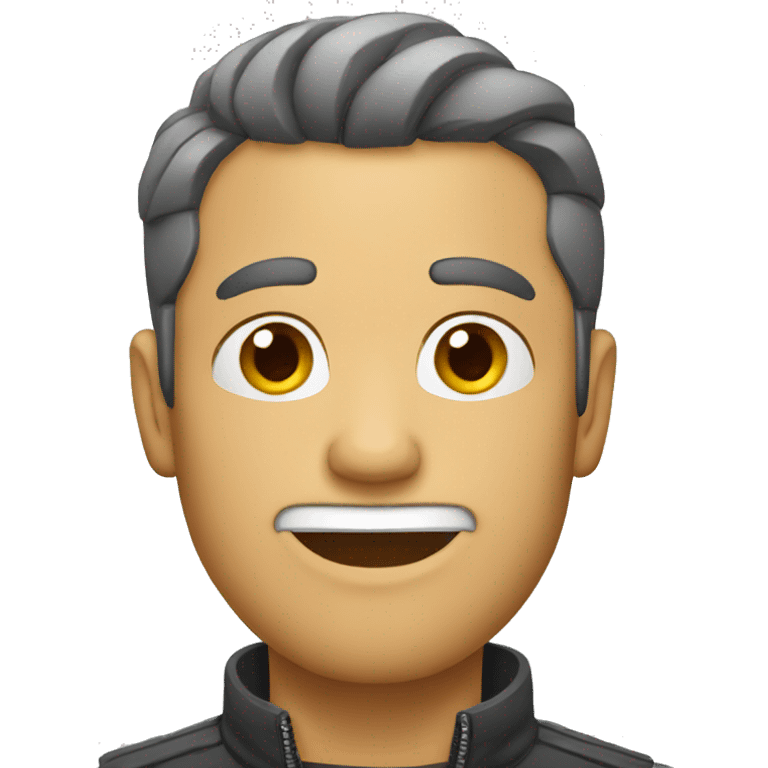 MAN WITH ZIP INSTEAD OF MOUTH emoji