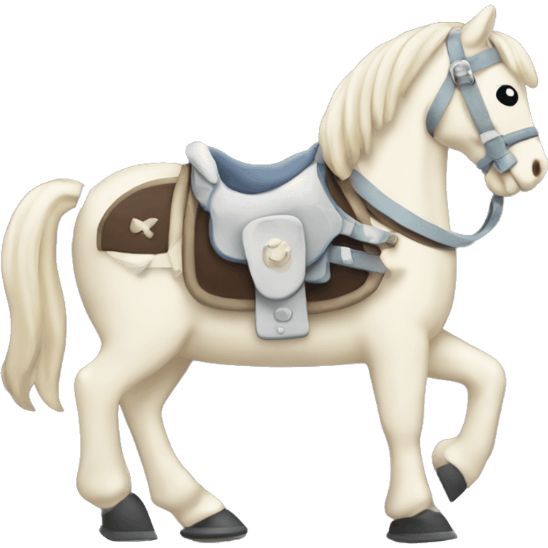 Rocking ivory horse TOY emoji