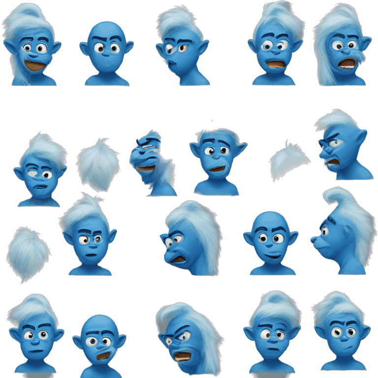 blue grinch emoji