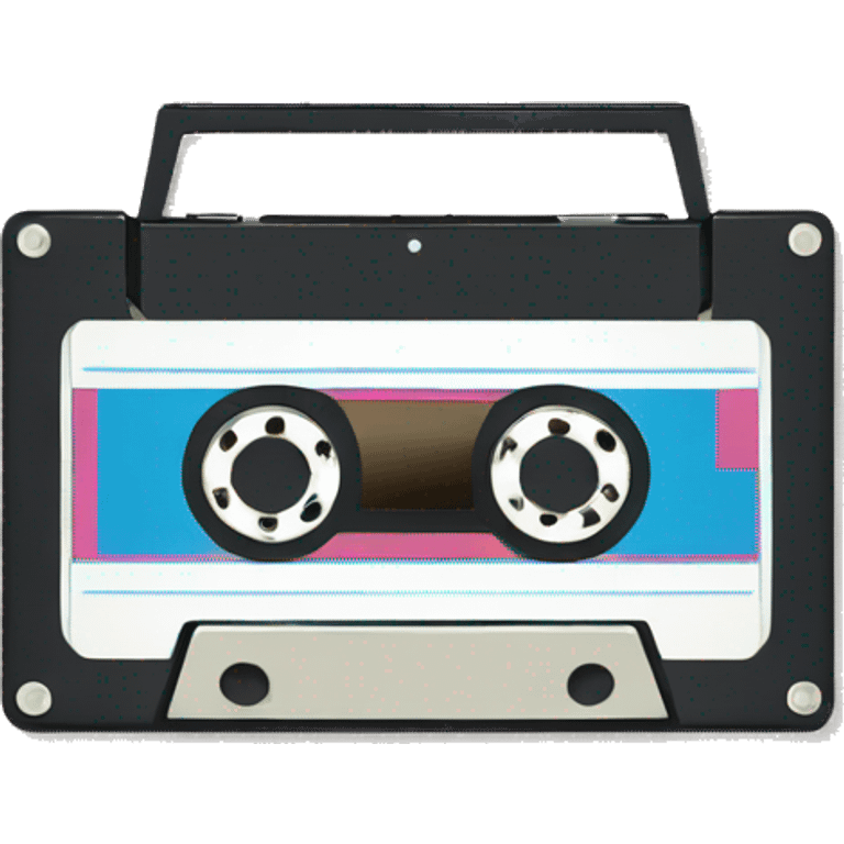 Cassette vintage emoji