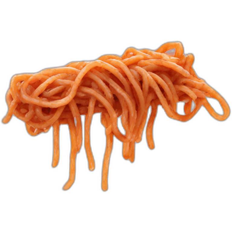 meat spaghetti flying monster emoji