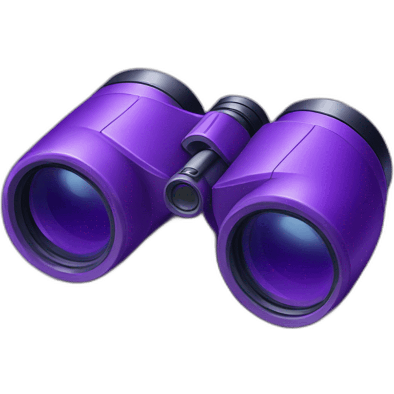 purple binoculars emoji