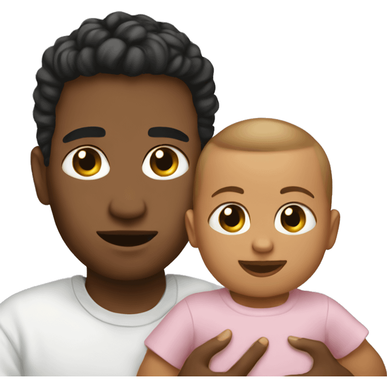 My friend with baby emoji