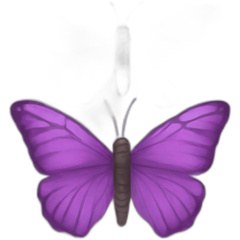 purple butterfly emoji