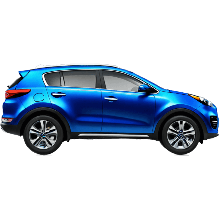 blue kia sportage car emoji