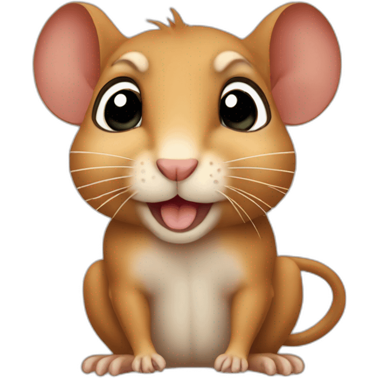 brown gerbil emoji