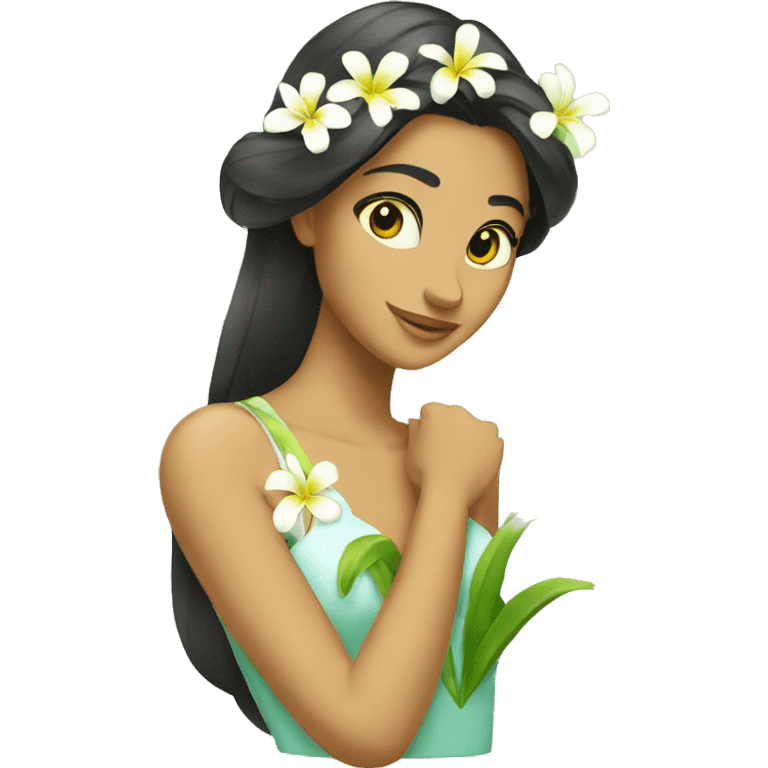 fleur de tiare tahiti emoji