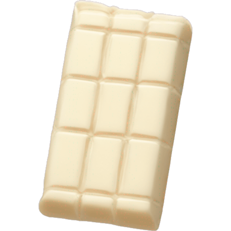 white chocolate bar with baby pink details emoji