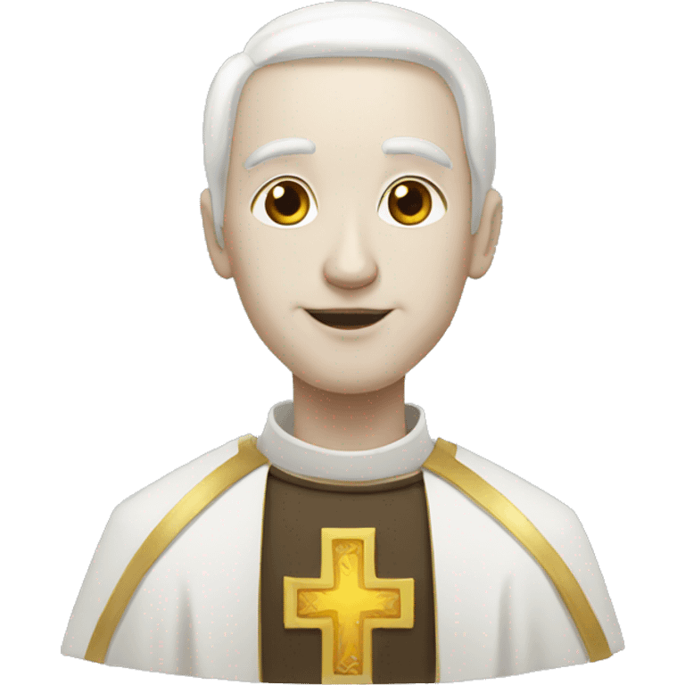 white skinned priest emoji