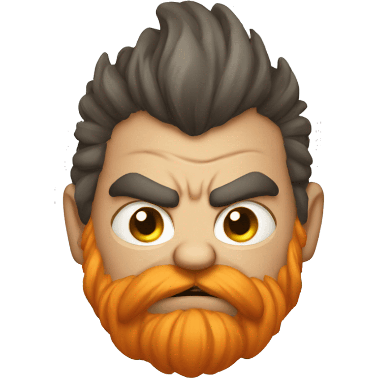 little cute angry colored dwarfs emoji