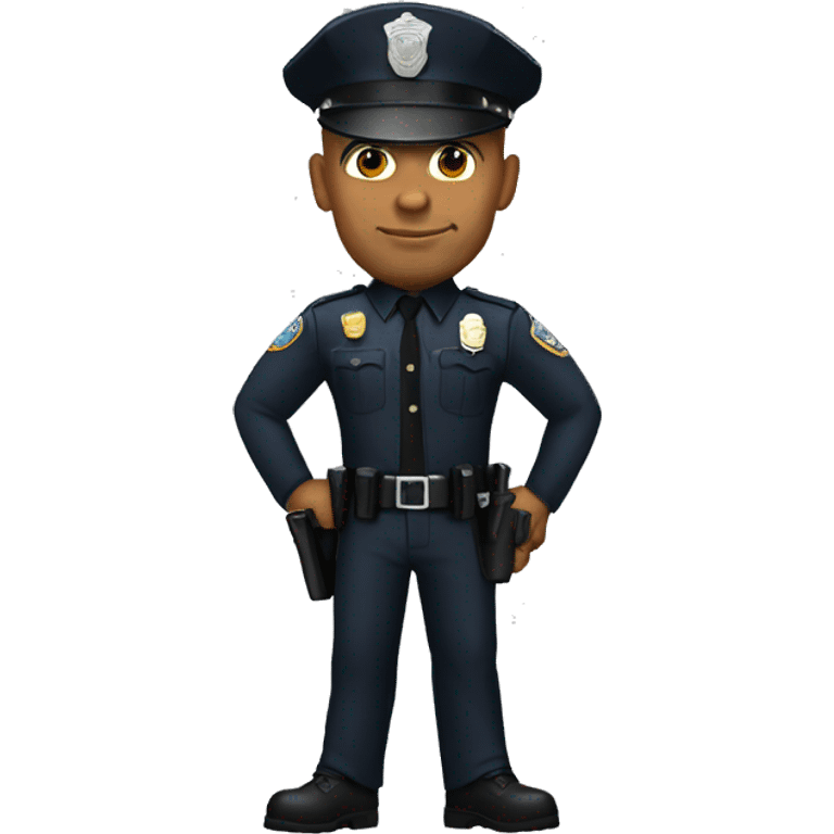 the rock policeman emoji