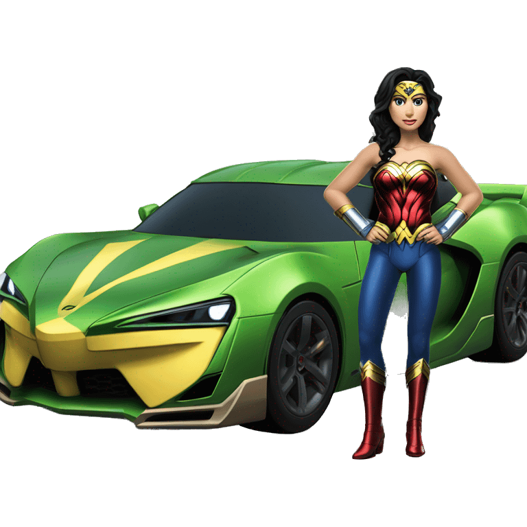 Wonder Woman and HULK’s muscular Toyota 86 hypercar emoji