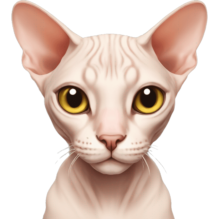 cat sphynx  emoji