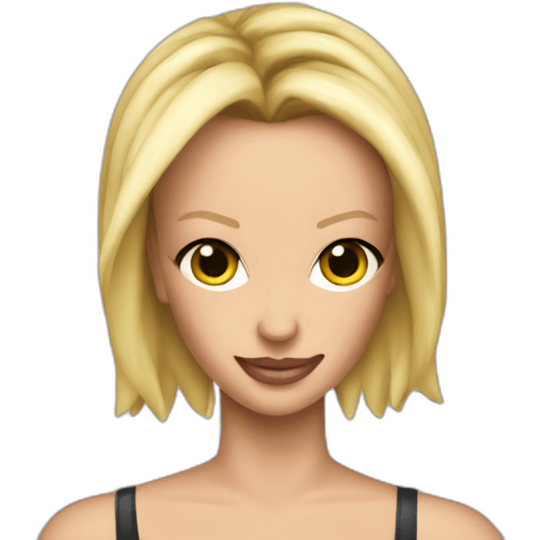 Britney Spears whit two knives emoji