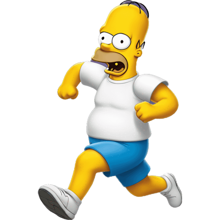 los simpson corriendo emoji