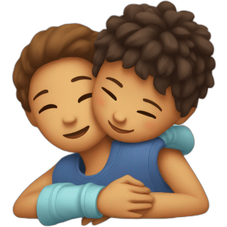 hug fille garcon emoji