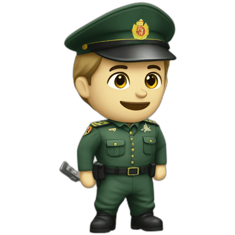 guardia civil dando alto emoji