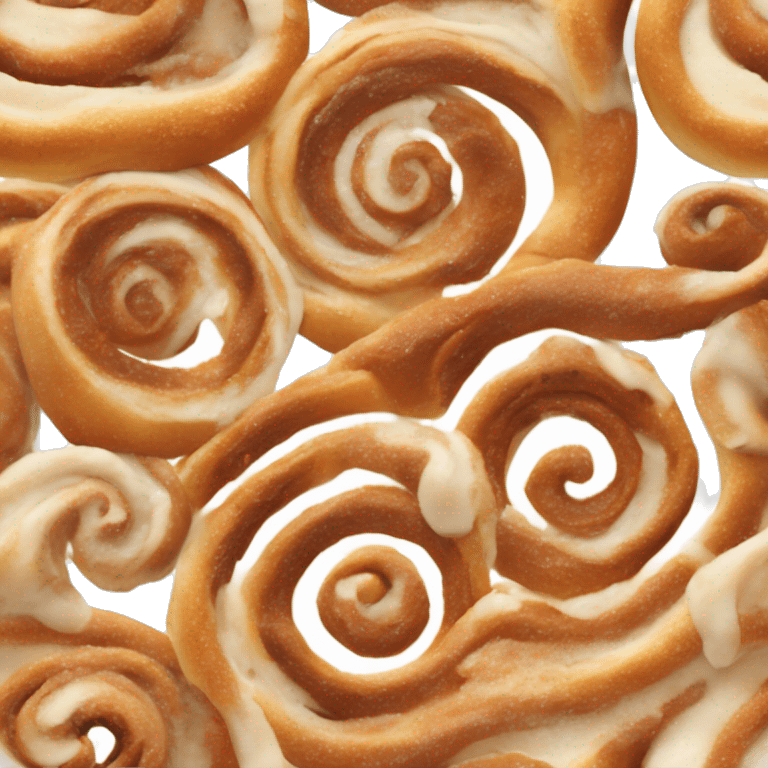 Cinnamon roll swirl emoji