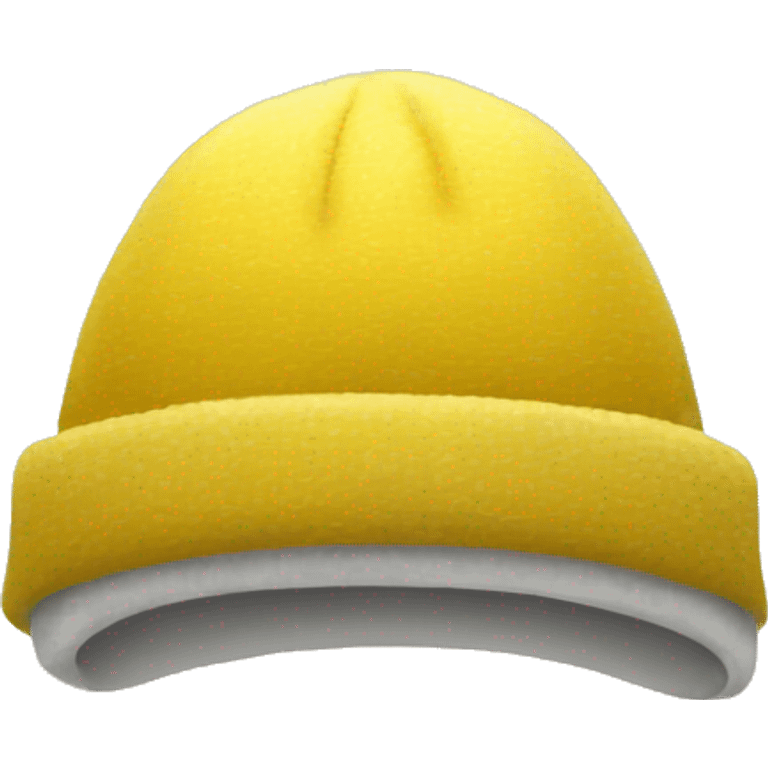 yellow winter hat emoji