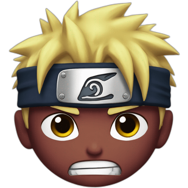 Naruto in angry  emoji