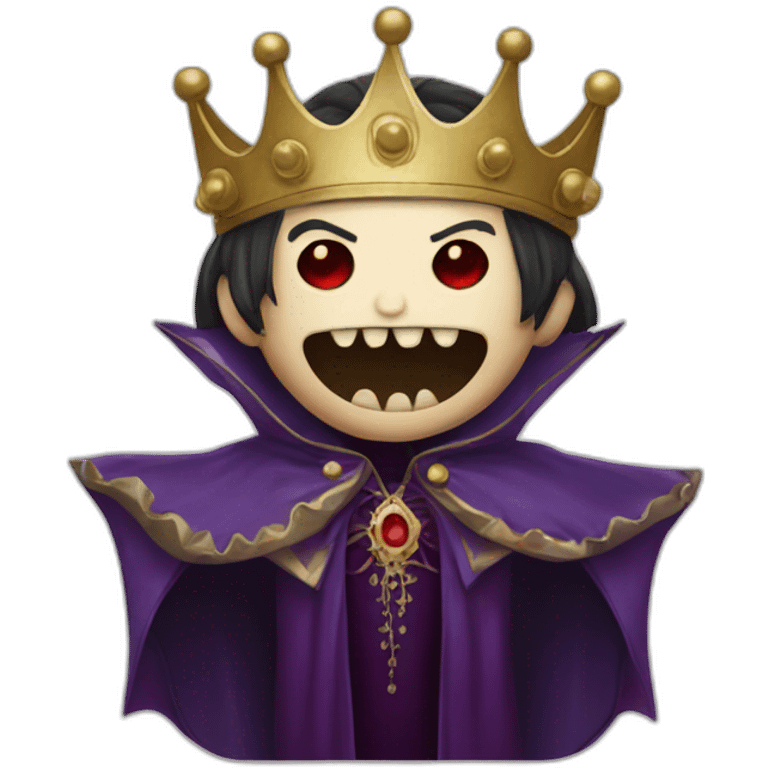 Opium vampire with crown emoji