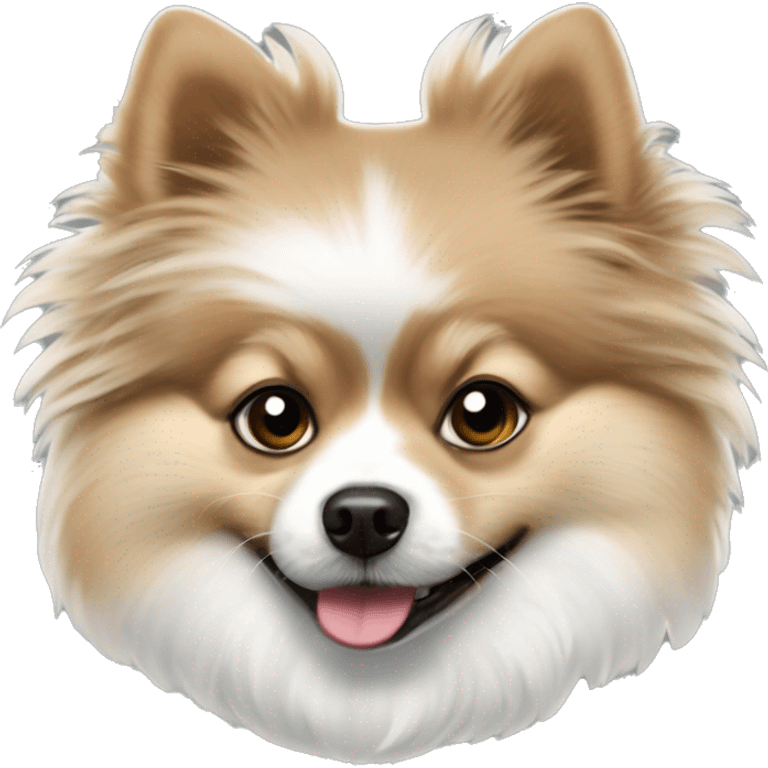 Merle Pomeranian ￼ emoji