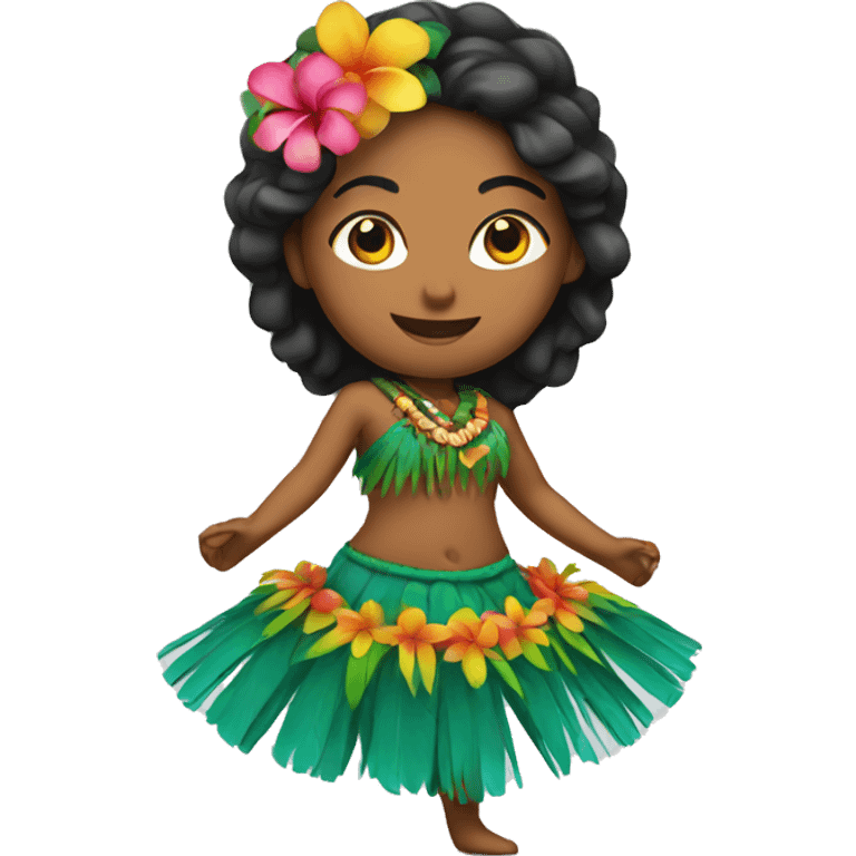 Hula dancer emoji