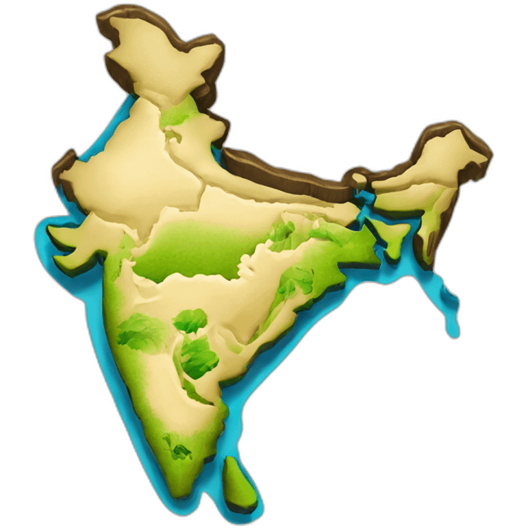 map of south asia emoji