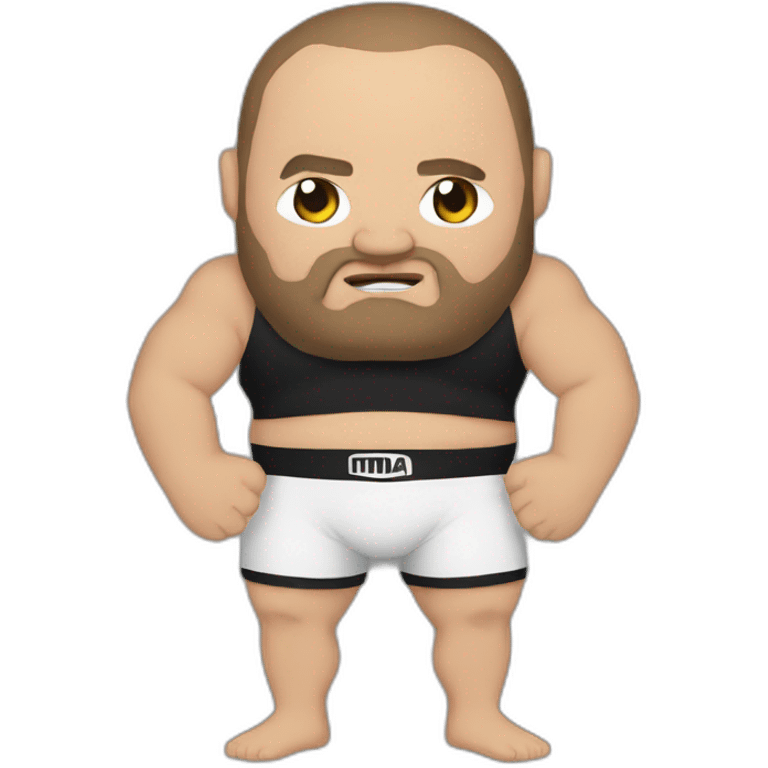 Mma with big belly emoji