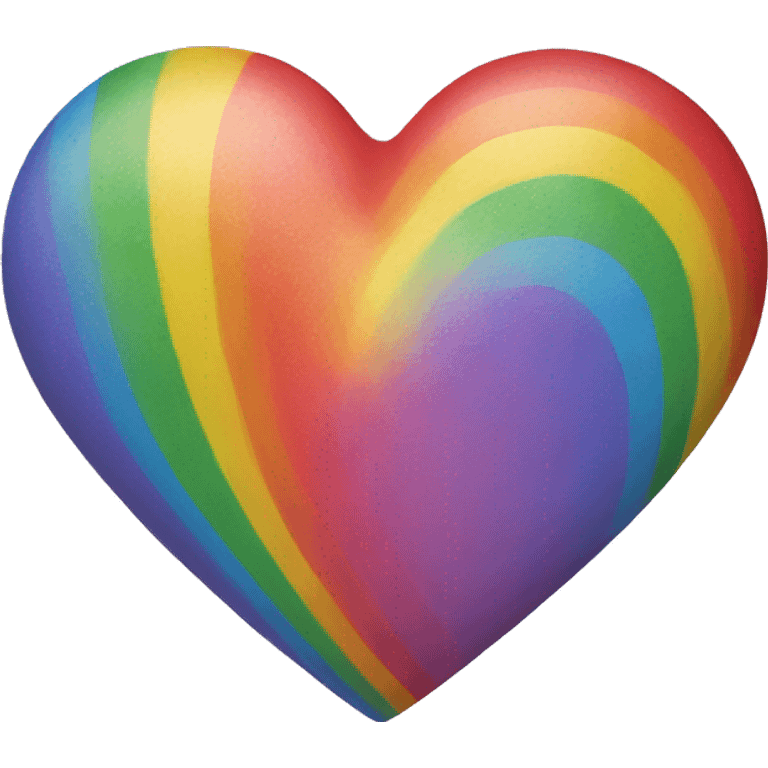 Rainbow heart emoji