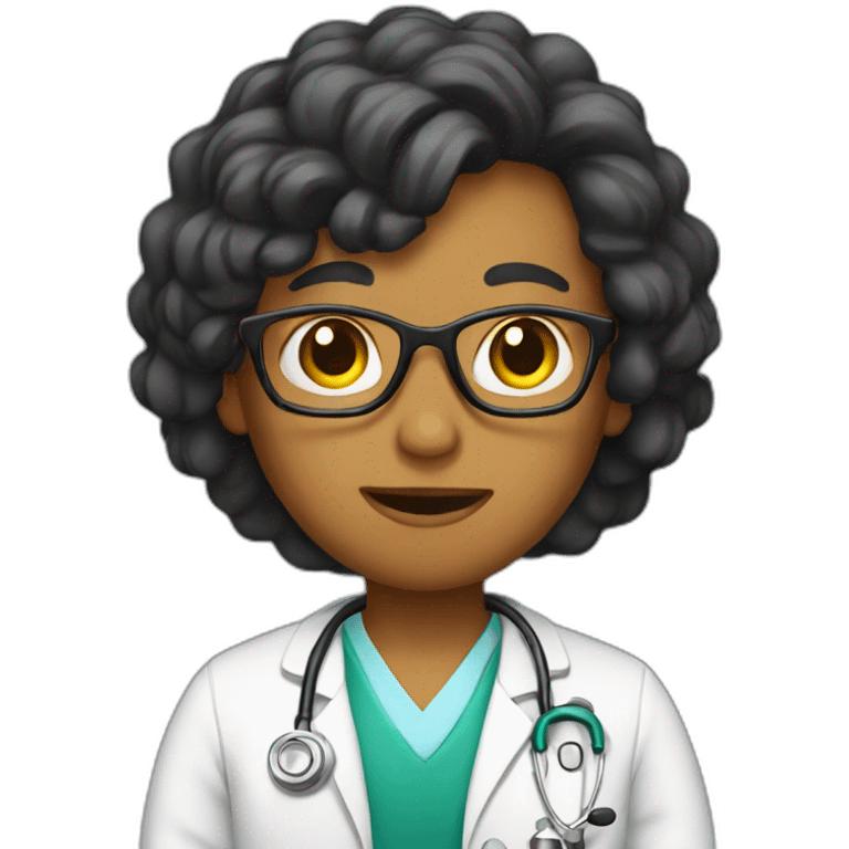 Doctor as a teacher in class emoji