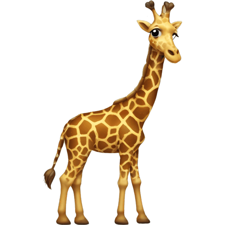 Christmas giraffe  emoji