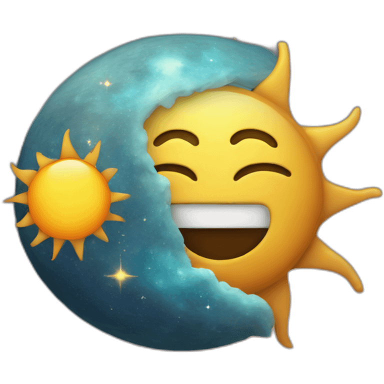 Sun and Space emoji