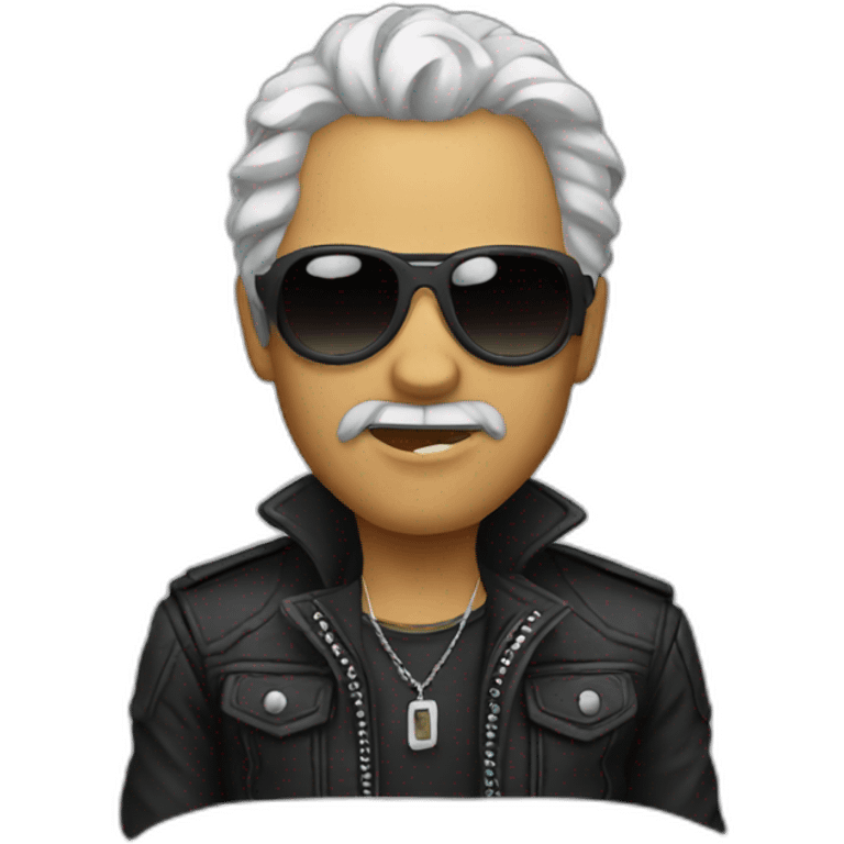 Rockero emoji