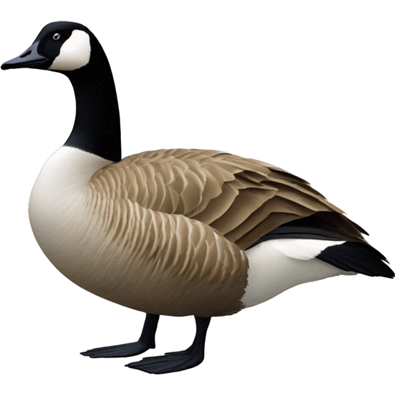 Golden Canada goose emoji