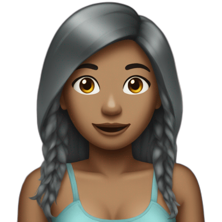 Shark girl transgender emoji