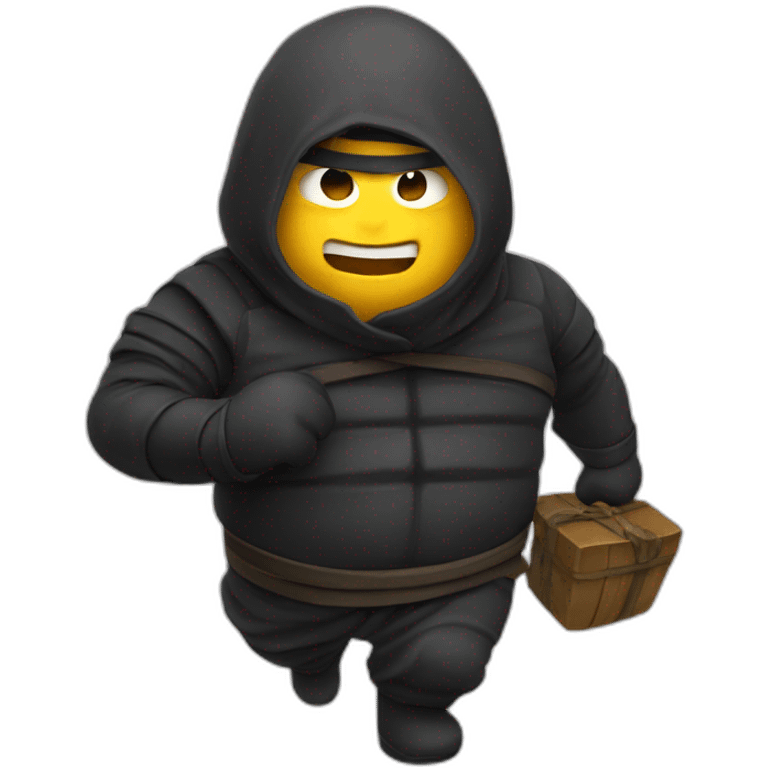 fat ninja escape emoji