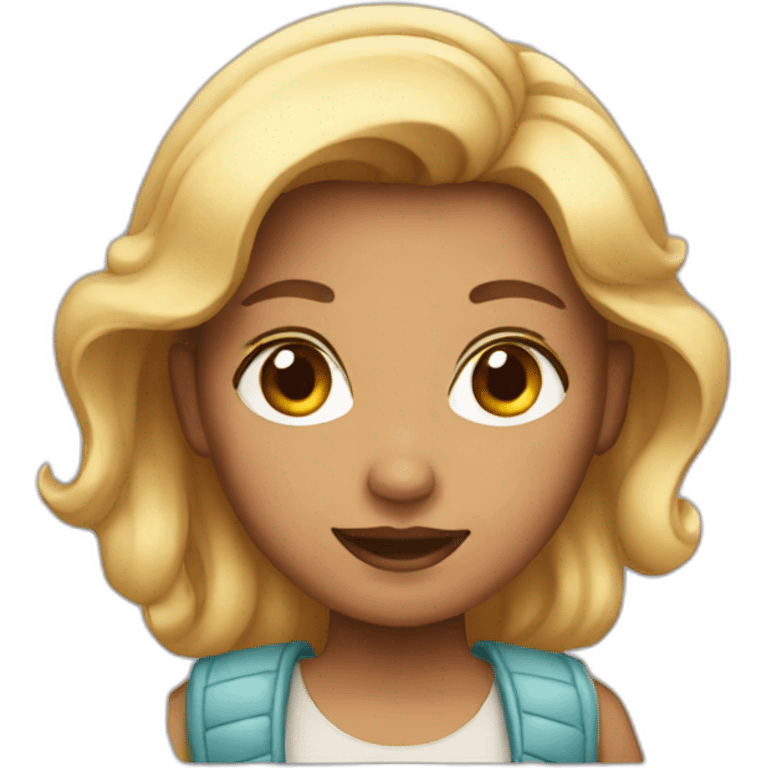 girl on mac emoji