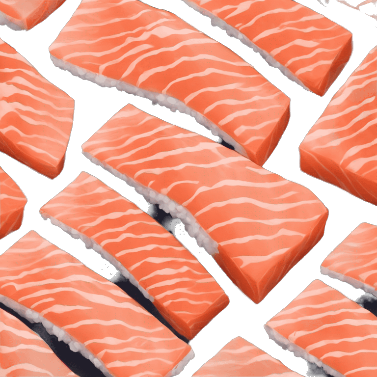 raw salmon saku block emoji