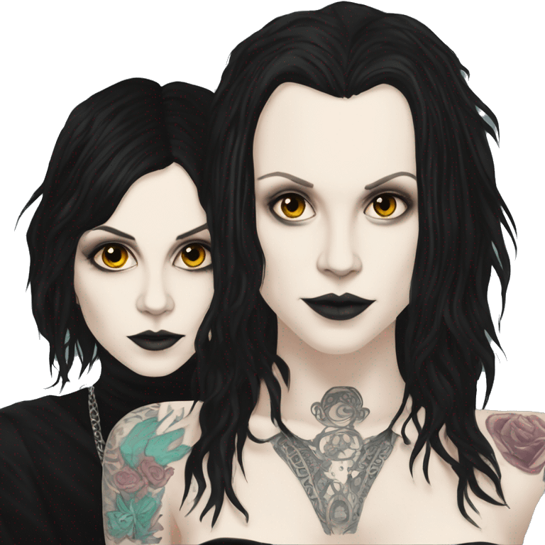 Ville Valo and Kat Von D emoji