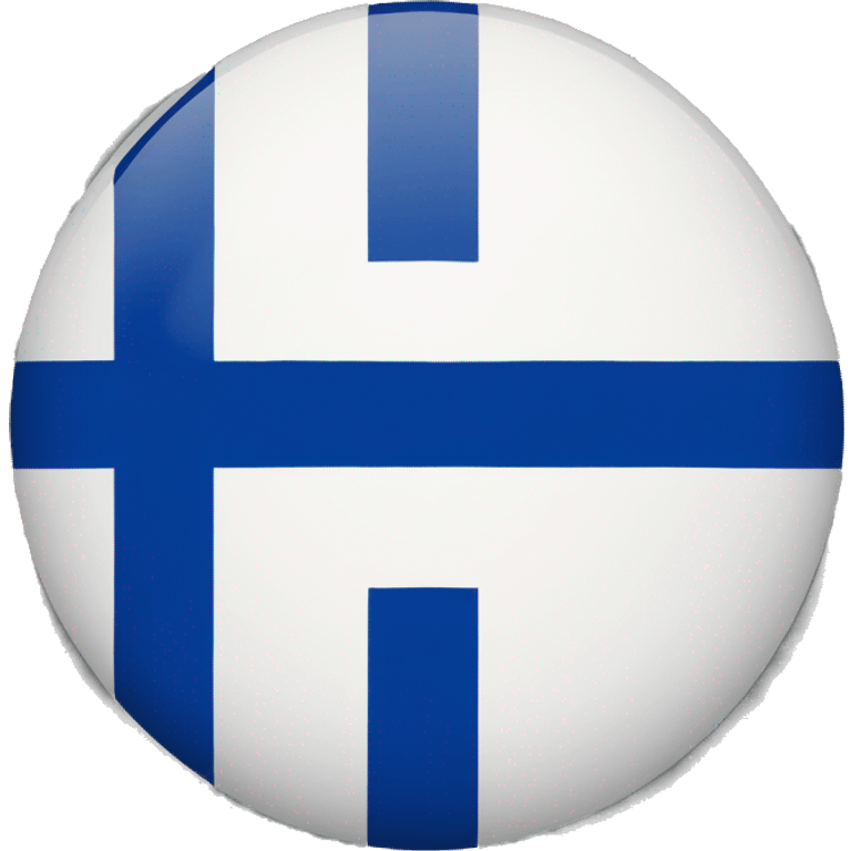 round greek flag emoji