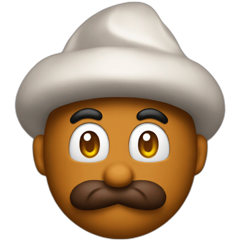 Poop hat Mario  emoji