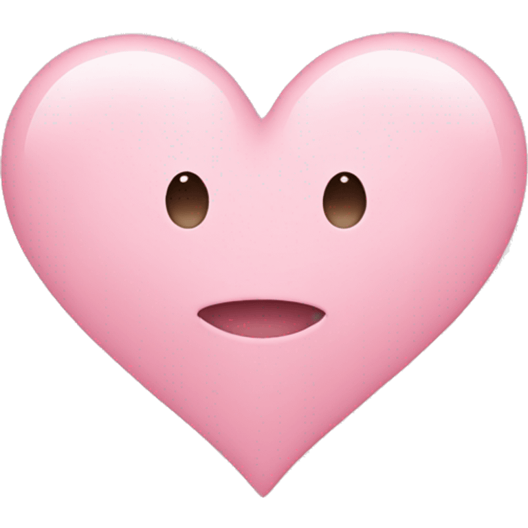 light pink heart emoji