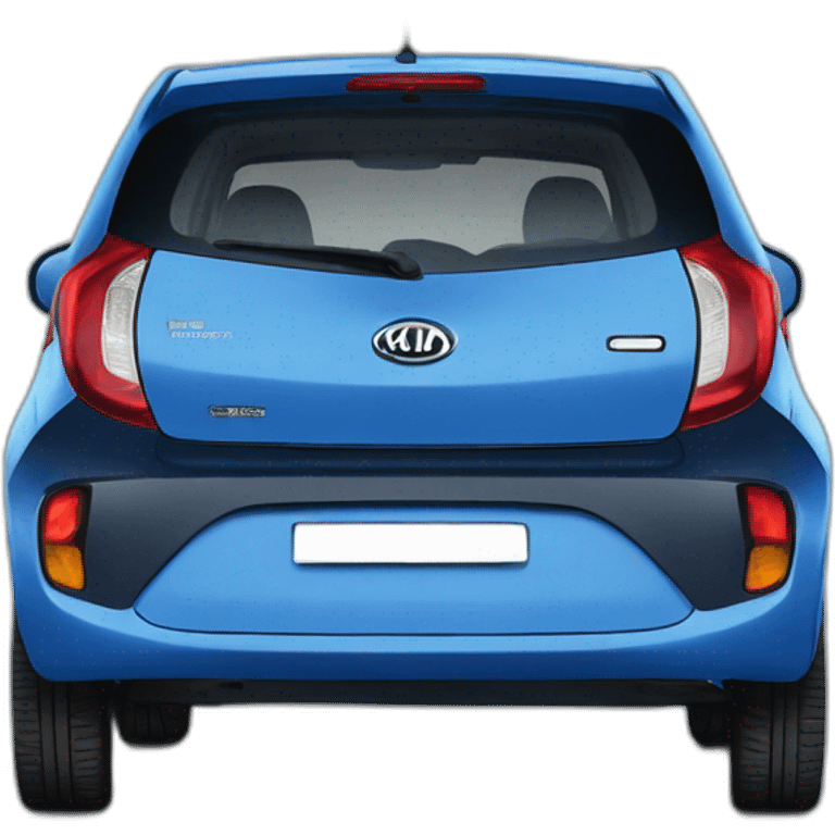 kia picanto 2004 blue emoji